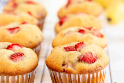 Thumbnail for Strawberry Banana Muffins Recipe: A Perfectly Moist and Healthy Treat