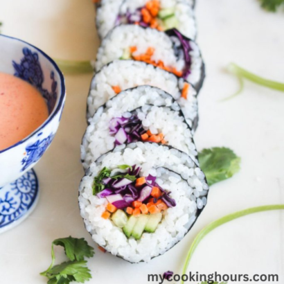 veggie sushi rolls