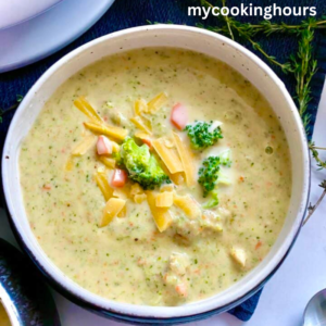 Chicken broccoli cheddar soup