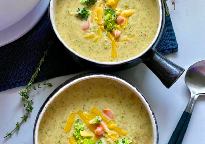 Chicken broccoli cheddar soup