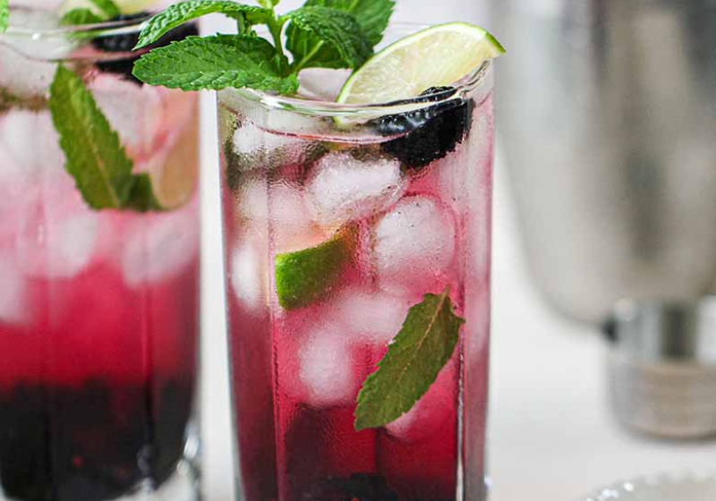 blackberry virgin mojito