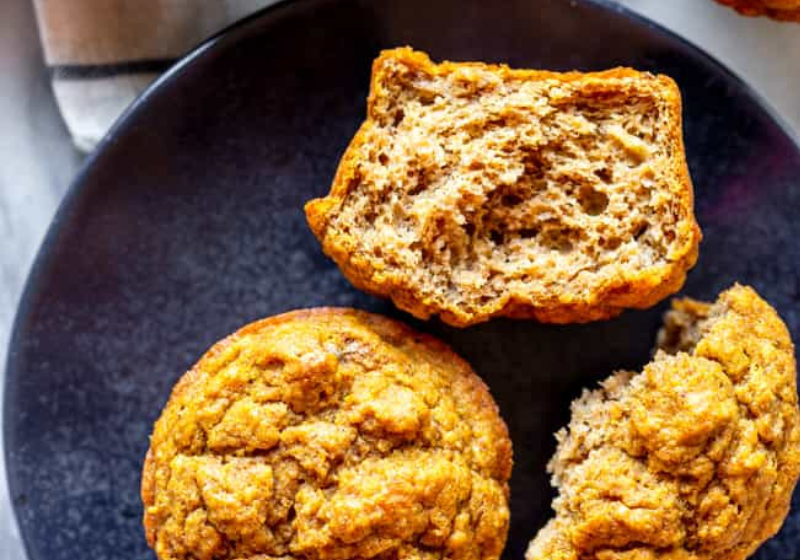 Banana pumpkin muffins