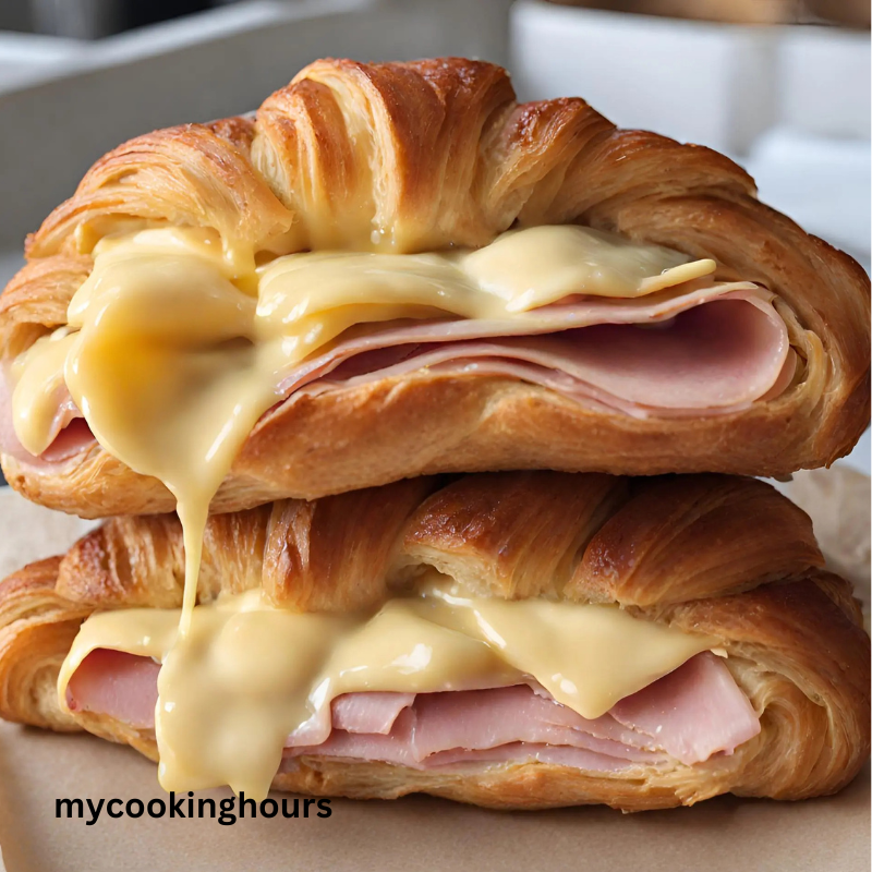 Ham and cheese croissant