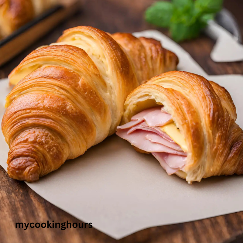 Ham and cheese croissant