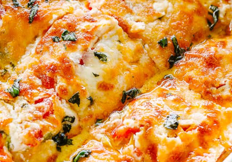 Zucchini and tomato casserole