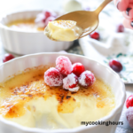 Eggnog creme brulee