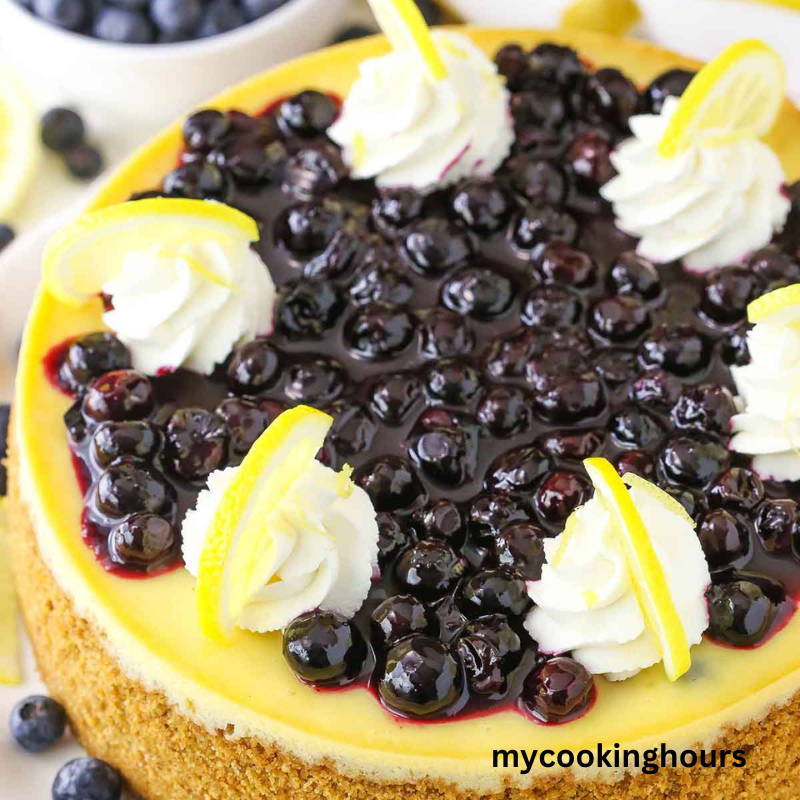 Lemon And Blueberry Cheesecake