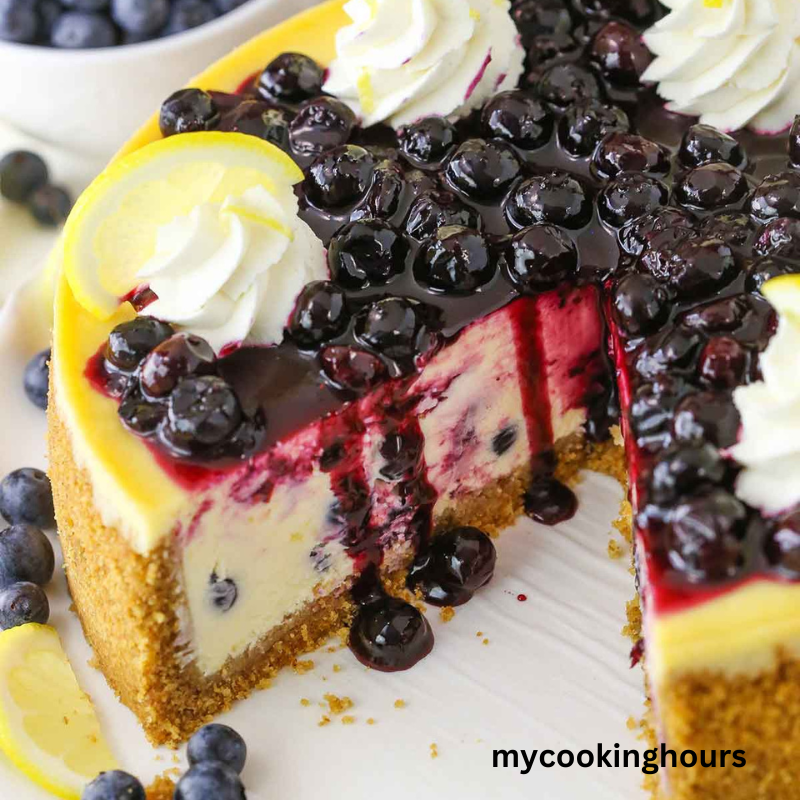 Lemon And Blueberry Cheesecake