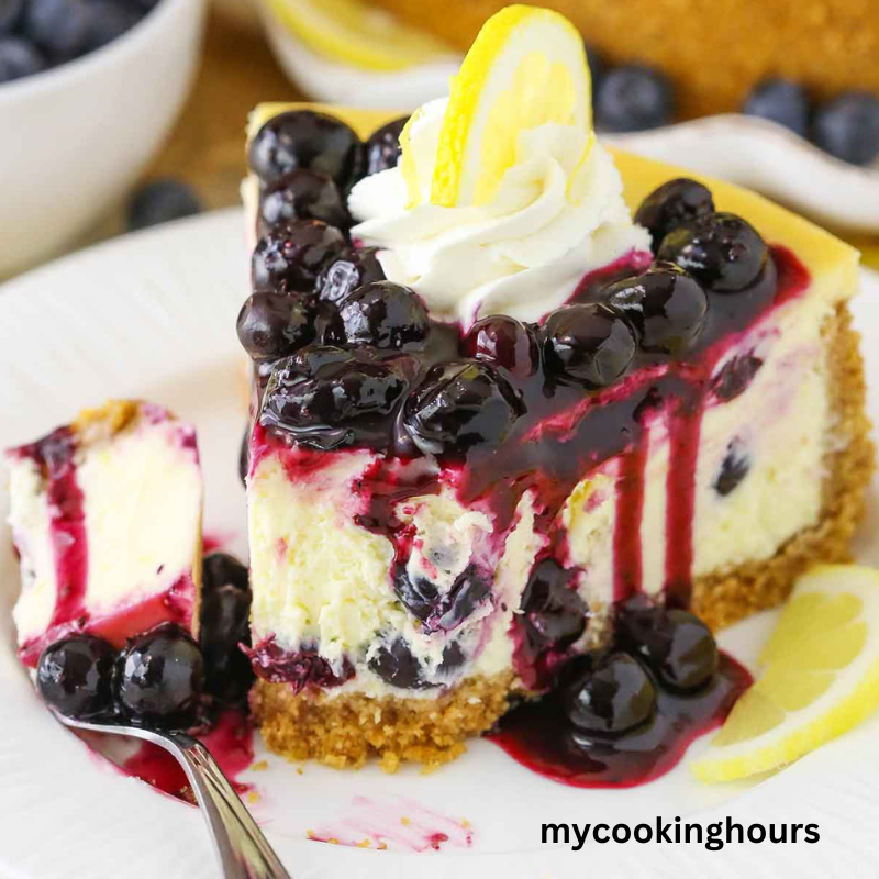 Lemon And Blueberry Cheesecake