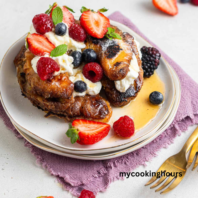 Croissant french toast