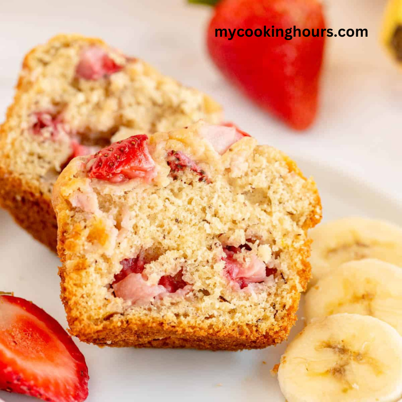 strawberry banana muffins recipe